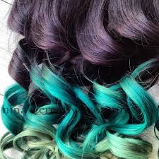 Then dip dyed and a clip is sewn on. 22 Green With Envy Dip Dye Ombre Black Human Hair Extensions With A Layered Green Fade 7 P Black Hair Extensions Ombre Hair Black Human Hair Extensions