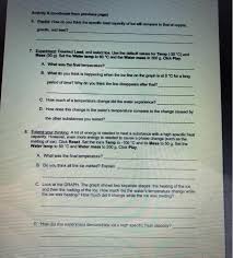Student exploration titration gizmo answer key activity b. Its One Activity And Short Answers Do It All Please Chegg Com