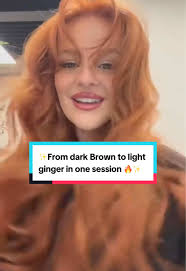 Loreal Hair Color Ginger Light Brown Before and After