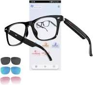 CatXQ AI Inteligentes Gafas - Bluetooth con traducción, cancelación Ruido,  Filtro luz Azul & Lentes Intercambiables (Negro/Azul/Rosa) para  Oficina/Exteriores - Black : Amazon.es: Electrónica