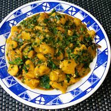 Unripe plantain porridge with smoked fish and vegetables. Unripe Plantain Porridge Cooking With Emy