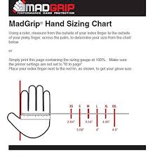 Mad Grip Pro Palm Knuckler Glove 100 Black Black Small