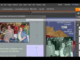 Tearing Digital Scrapbooking Paper Using Template Digital Scrapbooking Digital Scrapbooking Tutorials Digital