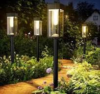 Outdoor Solar Pathway Lights, 4/8 Pack Outdoor Bright Solar Lights, IP44  Solar Garden Lights, Solar Landscape Lighting for Yard Patio Walkway  Driveway Pathway (Warm White)