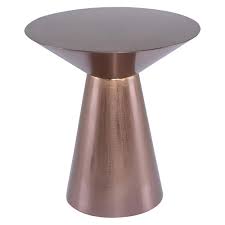 Same day delivery 7 days a week £3.95, or fast store collection. Owen Copper Modern Side Table By Nuevo Eurway