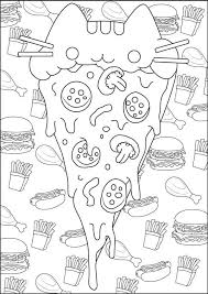 Check spelling or type a new query. Pusheen On Hamburger Coloring Page Free Printable Coloring Pages For Kids