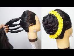 5 Minutes Easy Wedding Hairstyle With Trick New Juda Hairstyle For Party Hair Style Girl Youtube Hair Styles Party Hairstyles Bridal Hair Buns