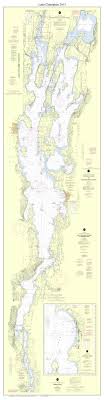 new nautical chart of all of lake champlain vermont in 2013