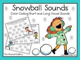 Snowball Sounds Color Coding Vowel Sounds Word Work Kindergarten Kindergarten Themes Phonics Blends
