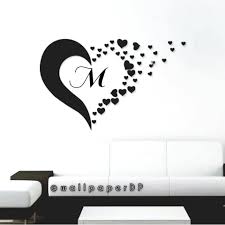 Write your alphabet on cute card. A To Z Awesome Black Heart Letter Love Alphabet Dpz Wallpapers Wallpaper Dp