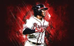 Cool cool mlb backgrounds hd for computer, laptop, and cell phones. Download Wallpapers Ozzie Albies Atlanta Braves Mlb Portrait Red Stone Background Baseball Ozhaino Jurdy Jiandro Albies Major League Baseball For Desktop Free Pictures For Desktop Free