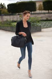 How To Wear A Black Blazer With Jeans And Heels Givenchy Antigona Fashion Style Clothes