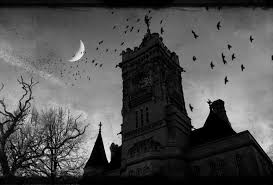 Black And White Desktop Wallpaper Moon Wallpaper Gothic Castle Dark Moon Raven Desktop Wallpaper Other Gothic Wallpaper Dark Castle Image