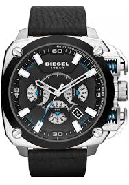 Diesel Dz7345 Erkek Kol Saati Diesel Watch Mens Watches Leather Black Leather Watch