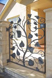 Wrought Iron Gate Alchemy Ironworks Wrought Iron Decor Wrought Iron Front Door Iron Garden Gates