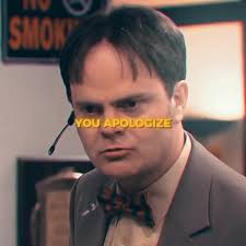 Dwight's Snowball Fight Challenge in The Office