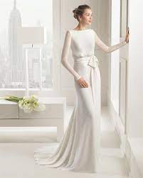 Long sleeve wedding dresses are great for brides that want to stay modest or have a religious wedding. Sleeve Wedding Dress Simple But Elegant Addicfashion