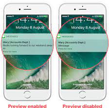 · tap on the app menu icon (3 vertical dots) · select options · select behavior · turn on show on incoming message · turn on . Message Privacy Hide Your Lock Screen Previews Ios 15 Guide