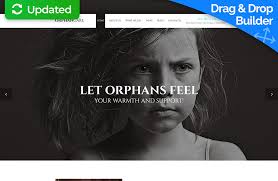 Non-Profit Organization Website Template for Orphan Care