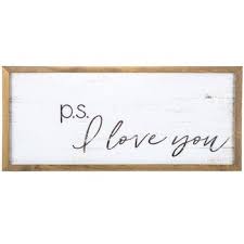 P S I Love You Wood Wall Decor Hobby Lobby 1394543 In 2020 Bedroom Wall Decor Above Bed Wood Wall Decor Wall Decor Quotes