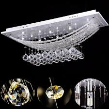 Lightsjoy Kronleuchter Kristall Modern Led Deckenlampe