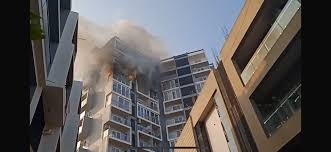 BREAKING : रांची के पर्ल ऑर्किड अपार्टमेंट में लगी भीषण आग
