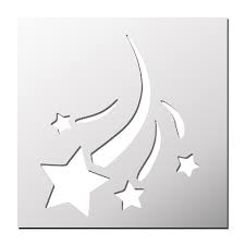 Pochoir Etoiles Filantes Pochoir Etoile Pochoir Dessin Etoile Filante