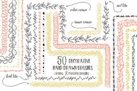 Download 50 Vector Pattern Brushes Graphic By Anastasiia Macaluso Creative Fabrica SVG Cut Files
