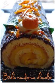 Buche Mandarine Chocolat Recette Buche De Noel Gateaux Et Desserts Gourmandise