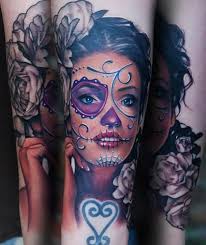 25 Sugar Skull Tattoo Designs Skullspiration Com Skull Designs Art Fashion And More With Images Sugar Skull Girl Tattoo