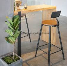Room & board counter tables and bar tables are available in round, rectangular and square sizes. China Simple Design Wold Wood And Metal Bar Chair Wooden Top Bar Table Restaurant Bar Furniture China Metal Bar Chair Bar Table Wooden Chair