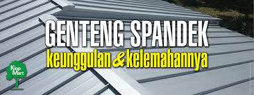 Genteng metal adalah genteng yang terbuat dari galvalum sama dengan bahan baku baja ringan sehingga lebih ringan, tahan terhadap karat, jamur dan anti pecah. Genteng Spandek Beserta Kelebihan Dan Kekurangannya