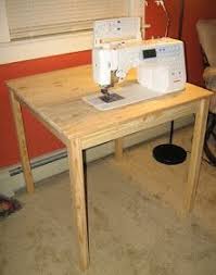 Blue Dinosaurs Blog I M Back Diy Sewing Table Sewing Table Diy Sewing Table Sewing Machine Tables