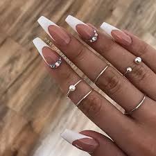 20+ colorful and very beautiful long almond nail ideas. 40 Impressive White Coffin Nail Designs You Ll Flip For In 2020 For Creative Juice