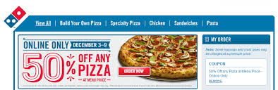 50 Off Any Pizza Online At Dominos Via Promo Code 9413 Coupon Via The Coupons App Favorite Recipes Coupon Apps Pizza Special