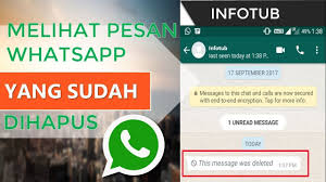 Cara Mudah Melihat Pesan Whatsapp Yang Dihapus Pengirim Secara Cepat Pesan Membaca Pengetahuan