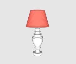 Maybe you would like to learn more about one of these? Classical Table Lamp Coral White Sketchup Hub