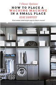 Where To Put The Washing Machine In A Small Apartment 7 Clever Options To Place A Washing Colorful Interior Design Interior Design Boards Interior Design Tips