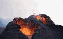 Volcanoes have helped shape our planet. Eruption Gifs Tenor