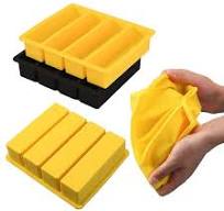 Hot Sale Food Grade Silicone 4 Grids Multicolor Ice Cube Trays Molds