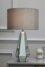 Next Mirrored Table Lamp Grey Mirror Table Lamp Grey Table Lamps Table Lamps Uk