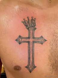 Shading, patterns, shapes and symbols are distinct elements of tribal cross tattoo designs. 75 Stylish Cross Tattoos For Chest