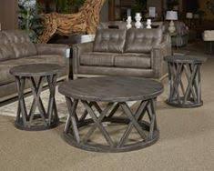 T711 8 Sharzane By Ashley Round Cocktail Table In Grayish Brown Round Cocktail Tables Round Coffee Table Living Room Coffee Table Farmhouse