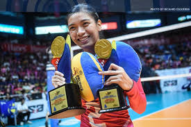 She was wearing a francis libiran number! Pvl Alyssa Valdez Clinches Third Mvp Award Abs Cbn News