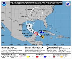 Delta Is Now A Category 4 Hurricane And Part Of Florida Is Still In The Cone Of Uncertainty Blogs