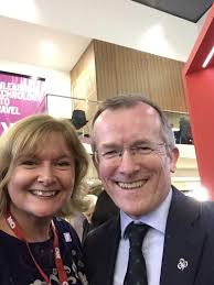 What a small world I discovered this week. So, 5 mins before I'm due to go  live with Richard Quest