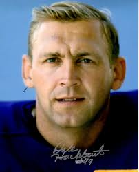 Autographed DALE HACKBART 8X10 Minnesota Vikings Photo