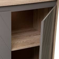 Meuble sous vasque bois 4 promotions de la semaine. Meuble Sous Lavabo Elda Gris Mat 5five Le Depot Bailleul