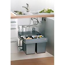 Poubelle Coulissante 2 Bacs 30 L Wesco Bricotoo Evier Cuisine Poubelle Tri Selectif Poubelle Tri