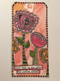 Dylan S Blog Tag Art Free Hand Drawing Mixed Media Art Journaling